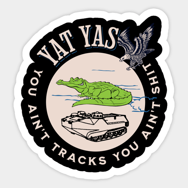 USMC YAT YAS 1833 Amtrac AAV Sticker by outrigger